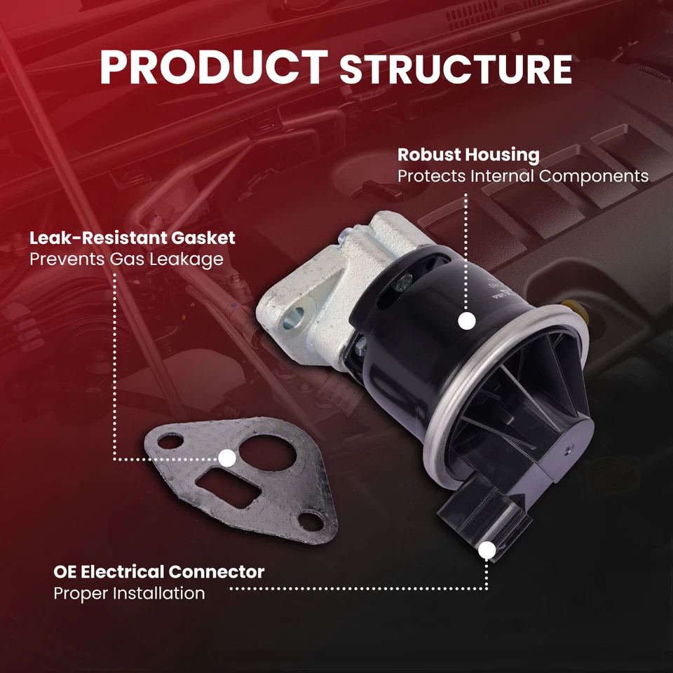 Válvula EGR para Acura CL 1998-1999 y Honda Accord 98-02 y Honda Odyssey 1998 2,3 L Foto 4 de 4