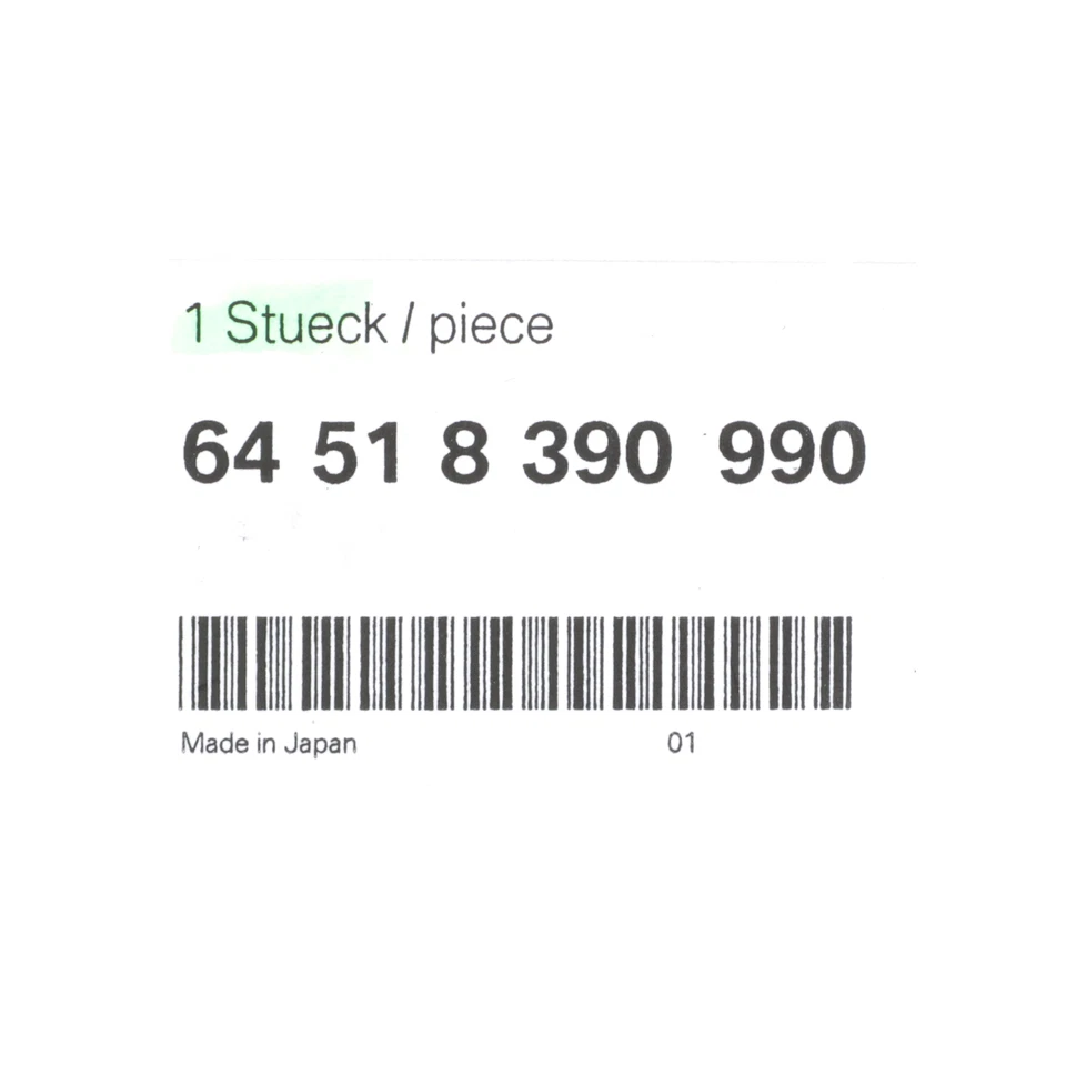 Válvula de expansión evaporador original BMW 2002-2008 745i 760i 750i 64-51-8-390-990 Foto 4 de 4