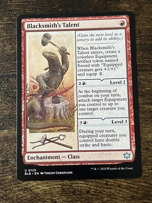 Blacksmith's Talent 0125 Bloomburrow BLB MTG Magic The Gathering S3060* |  eBay
