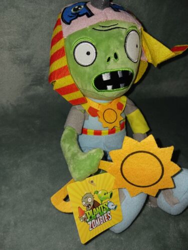 Plants vs Zombies Mummy Egyptian 12" Plush w Tag - Window Cling Stuffed Animal - Picture 3 of 9