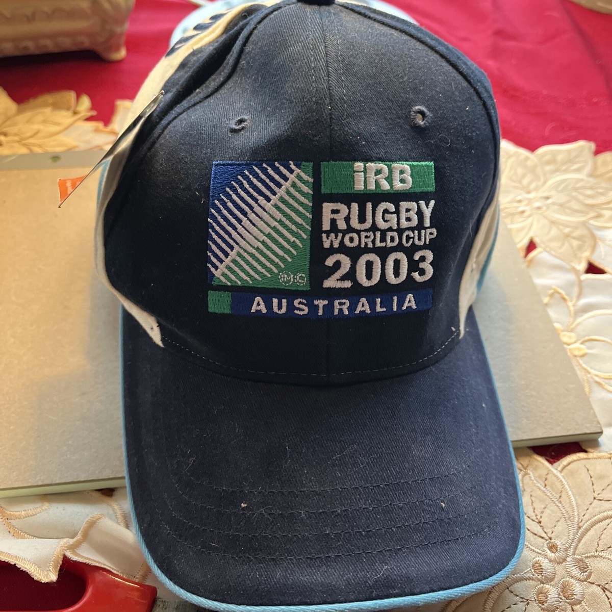 Casquette Vintage Rugby 2003 - Coupe Du Monde Australie Écosse - Bleue Neuve Avec étiquette