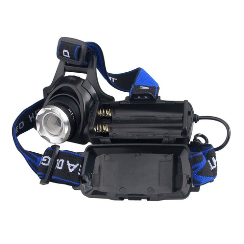 12000 Lumens Rechargeable Red Head Torch Headlamp Light Lamp LED Zoom UK - Picture 8 of 20