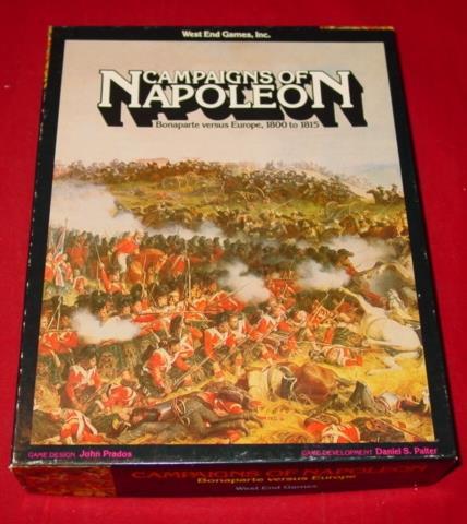 West End 1980 : Campaigns of Napoleon game - Bonaparte vs Europe