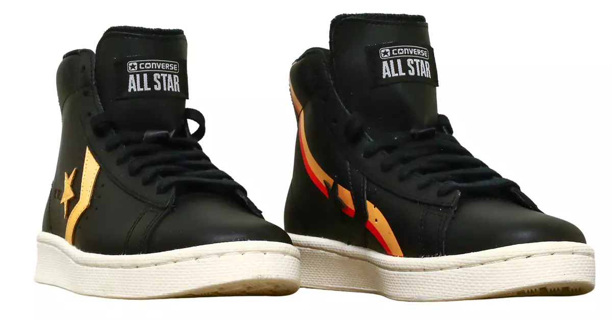 University gold top converse high tops