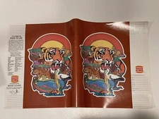 Vintage BURGER KING Paper School Book Cover  “Bring ‘Em Back To Life”
