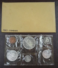 1965 Canada Silver Proof Set 6 Coins RCM Original Cello Royal Canadian Mint