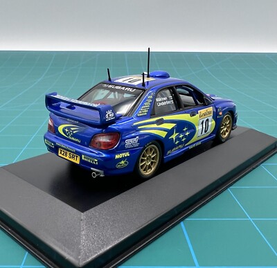 1:43 Subaru WRX STi #10 WRC '02 Winner Rally Monte Carlo T