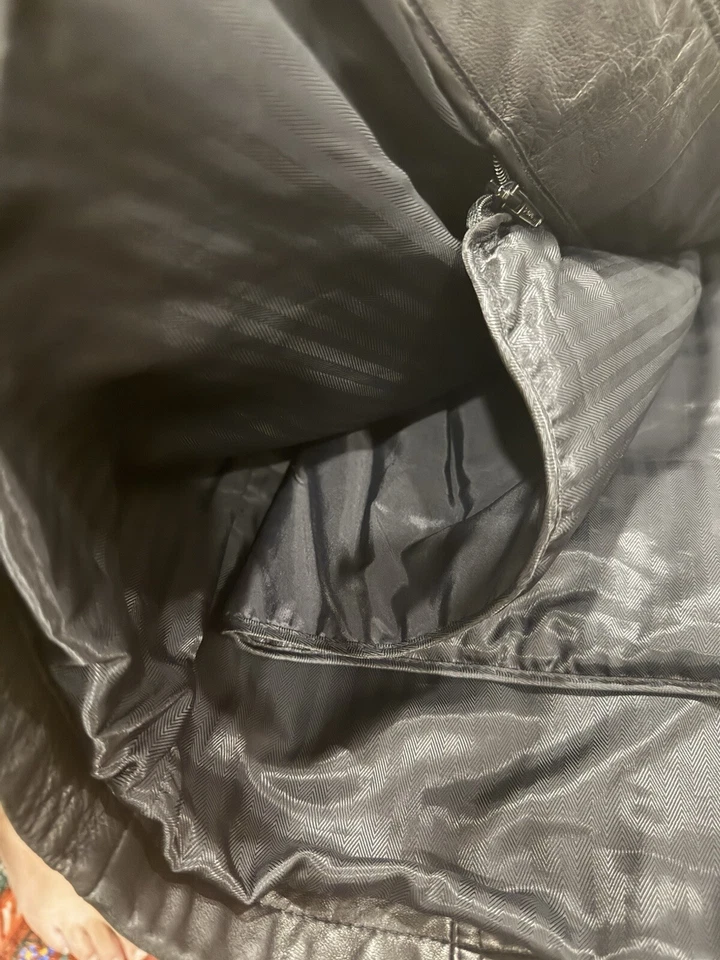 Chaqueta de cuero Wilson’s 3/4 de largo para hombre 2XL Foto 3 de 4