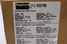 DAYTON 6Z07B  115V TYPE PSC OUTPUT SHAFT 1/2" STOCK 5289