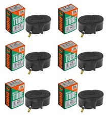 6 SIX DURO BICYCLE 24 x 1.75/1.95/2.125 TUBE 48MM LONG STANDARD SCHRADER VALVE