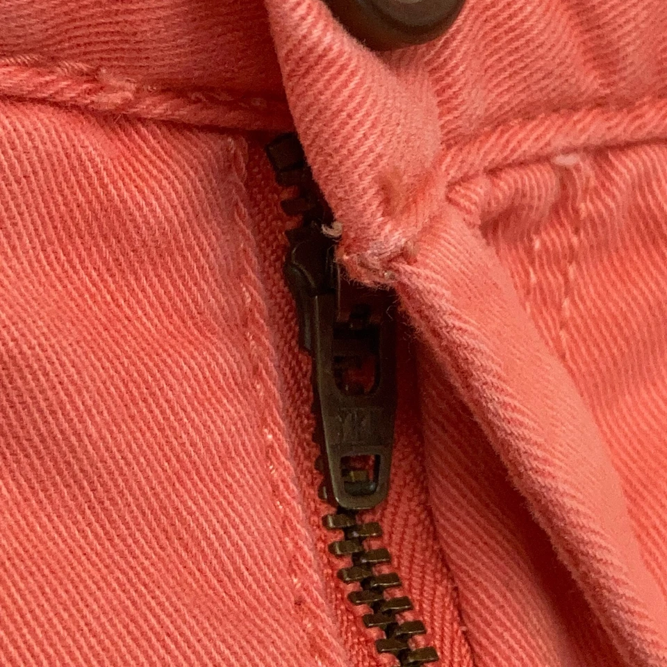 Pantalones Cortos IZOD Agua Salada Chinos Para Hombres 40 Naranja Algodón Sólido Frente Plano Playa Informal Foto 4 de 4