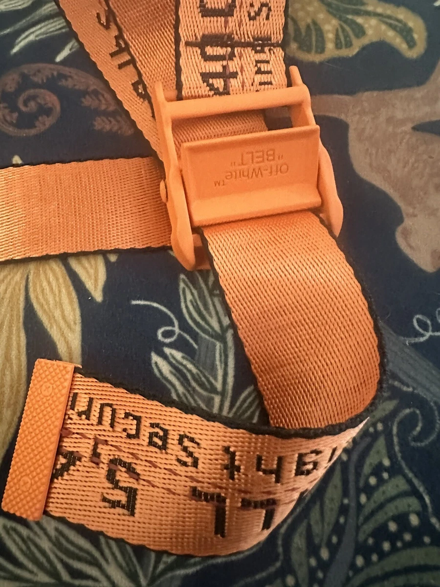 Off white orange clearance belt