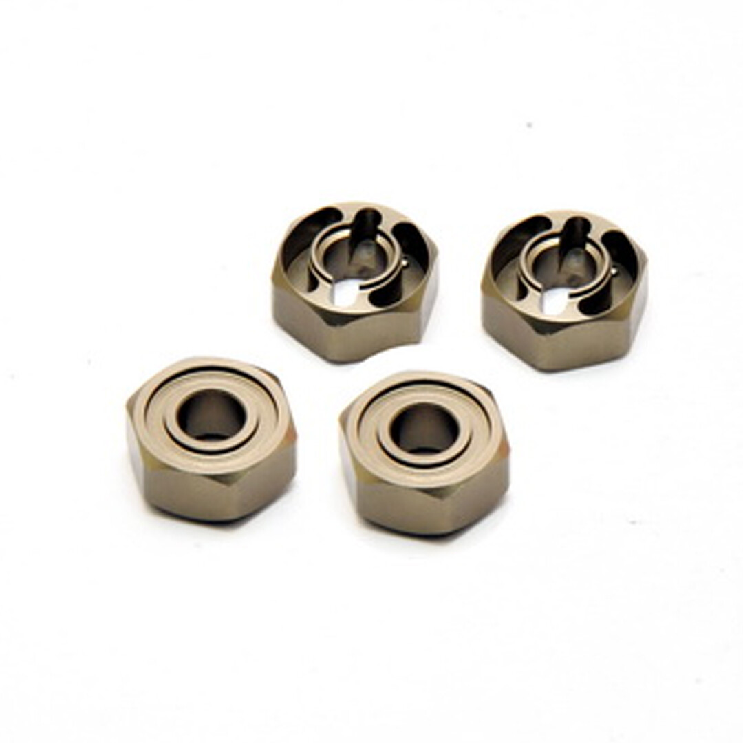 NEW HoBao Aluminum 12mm Wheel Hub (4 Pcs) : Hyper GPX4 / Semi