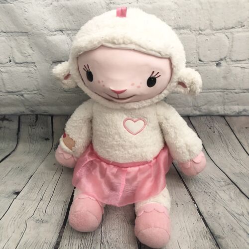 Disney LAMBIE Doc McStuffin's Lamb Talking TAKE CARE OF ME 16" Doll INTERACTIVE - Picture 1 of 9
