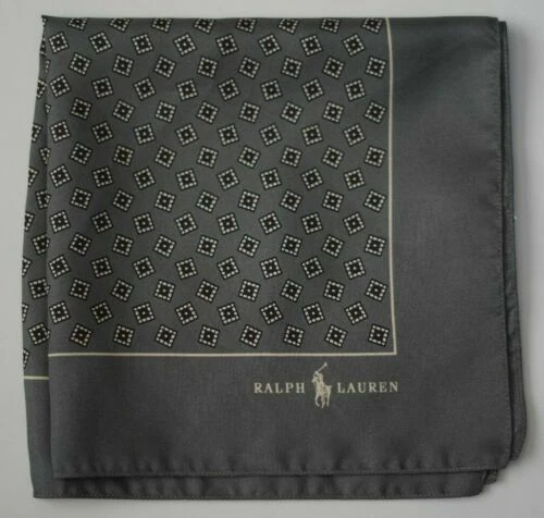 Polo Ralph Lauren Geometric 100% Silk Handkerchiefs for Men