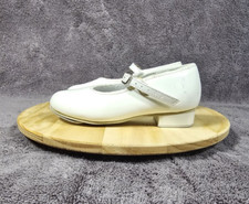 Dance Tap Shoes Size 13 CH Revolution 802 Leather Buckle White