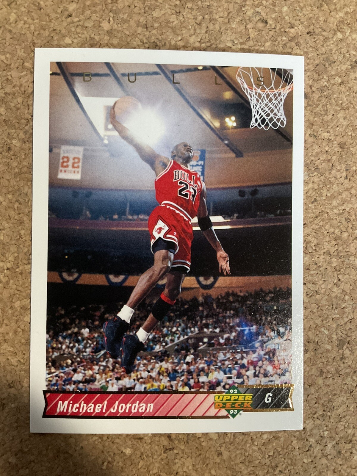 1992 Upper Deck Michael Jordan #23 Chicago Bulls Basketball Card NBA Air