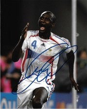 France Patrick Vieira Autographed Signed 8x10  Photo COA A