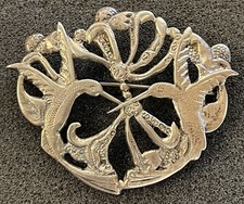 1940s Edward San Giovanni Sterling Hummingbird Brooch......................TJ746