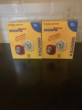 GENTEX WSSPK24-1575WR Wall Outdoor Speaker/strobe Red LOT OF 2
