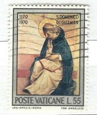 USED VATICAN VA 510 1971 DOMINIC OF GUZMAN ANGELIC STAMP