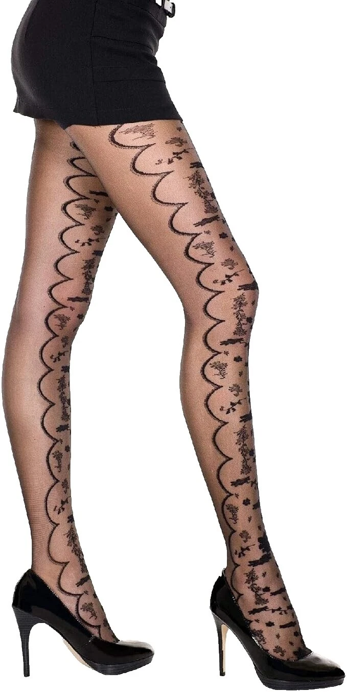 Medias Pantimedias Floral Music Legs y para De mujer