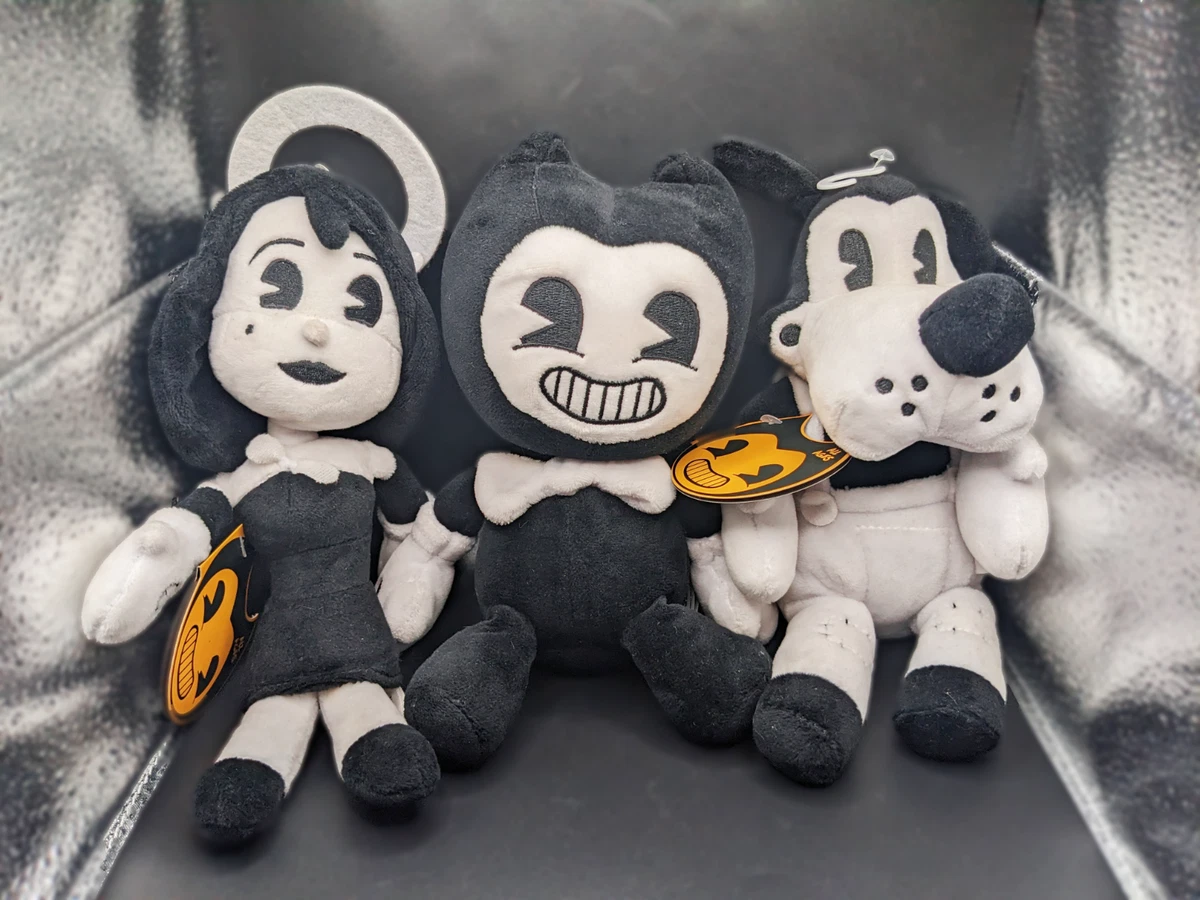 OFFICIAL NWT Bendy the ink machine Plush 3 BENDY Boris Alice