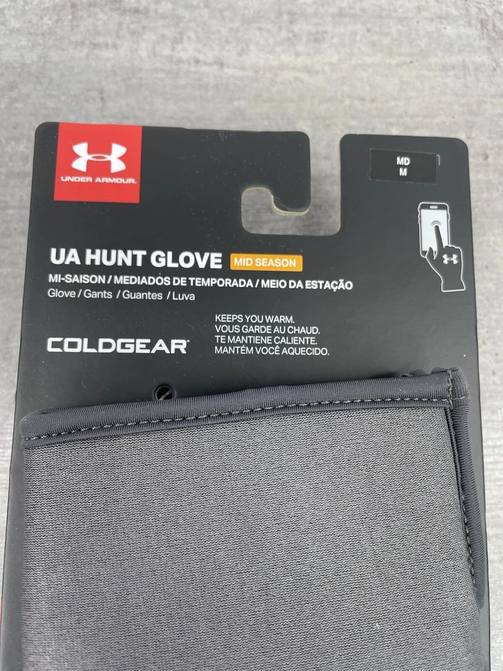 Under Armour UA Hunt Glove ColdGear Mid Season Gloves -Camo- 1318575 Size M - Image 2 of 4