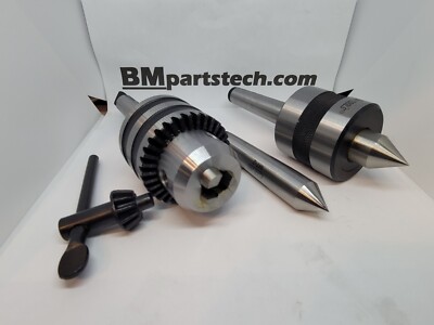 Atlas Craftsman MT2 Morse Taper #2 Tailstock Tooling Set for 9'' - 12'' Lathes