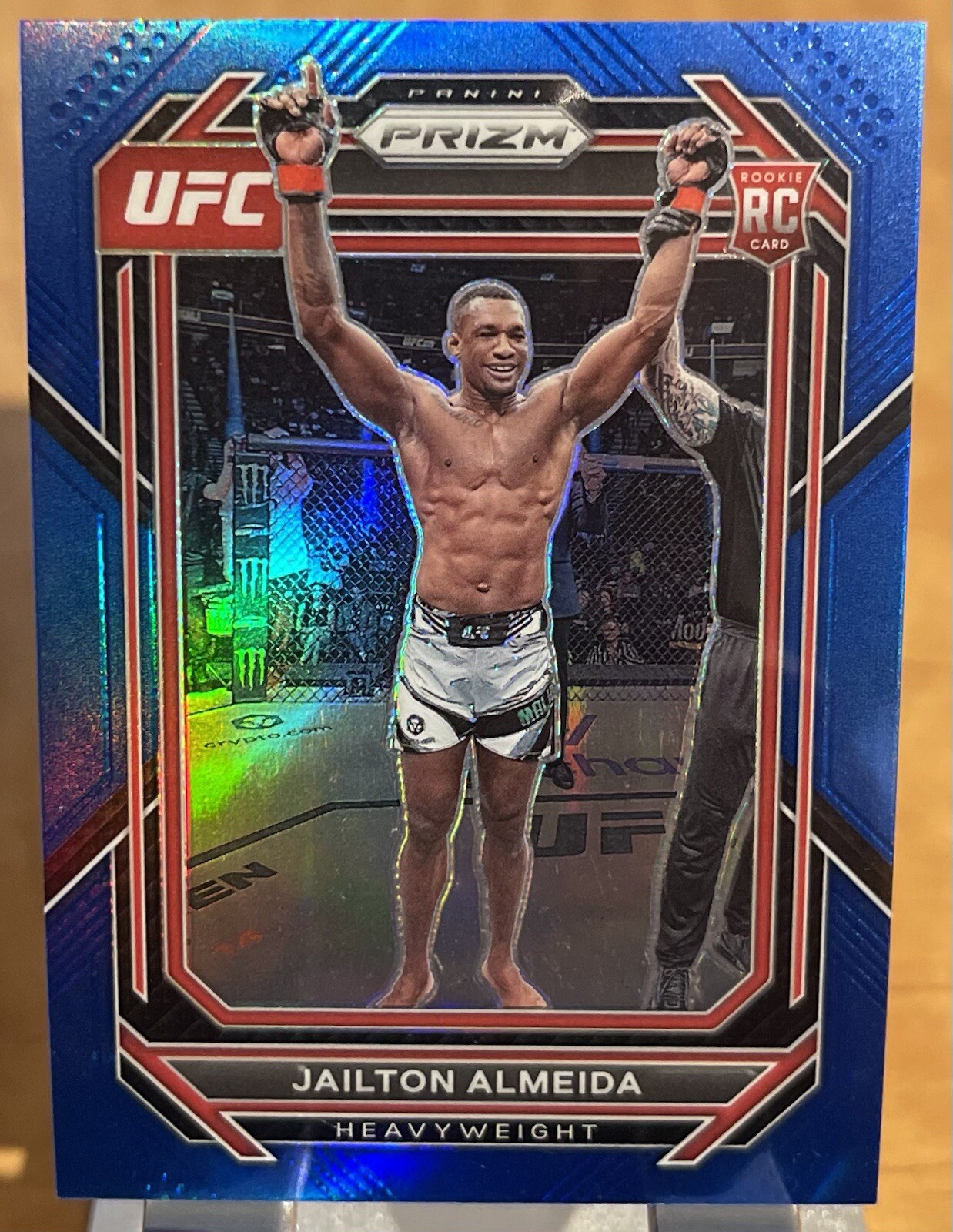 2023 Panini Prizm UFC Jailton Almeida Blue RC /175 SP #197
