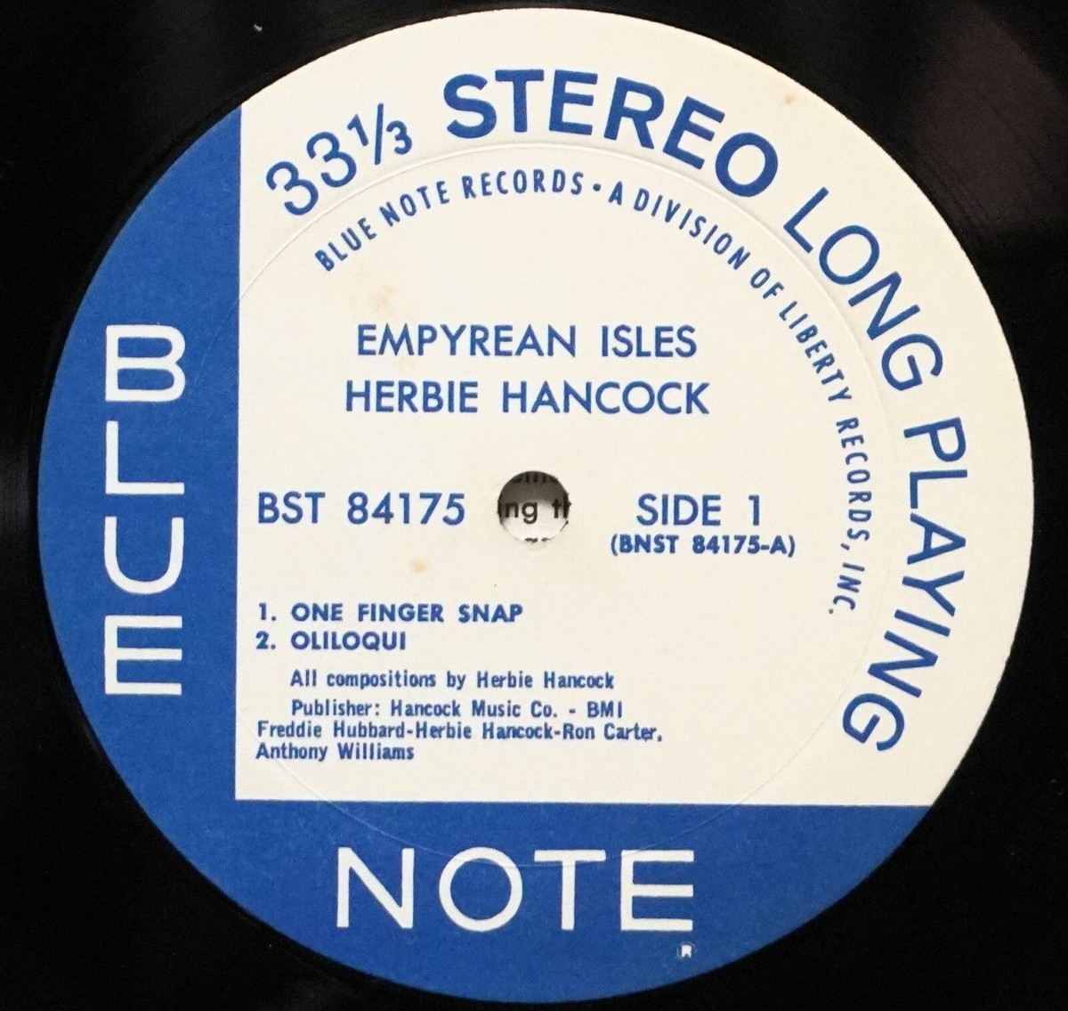 米LP Herbie Hancock Empyrean Isles BST84175 BLUE NOTE /00260 Herbie Hancock, Empyrean Isles (Blue Note 84175) United