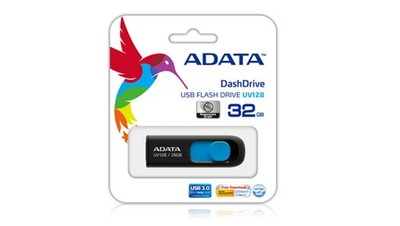 DashDrive UV128 128GB USB3.0 Black-Blue AUV128-128G-RBE