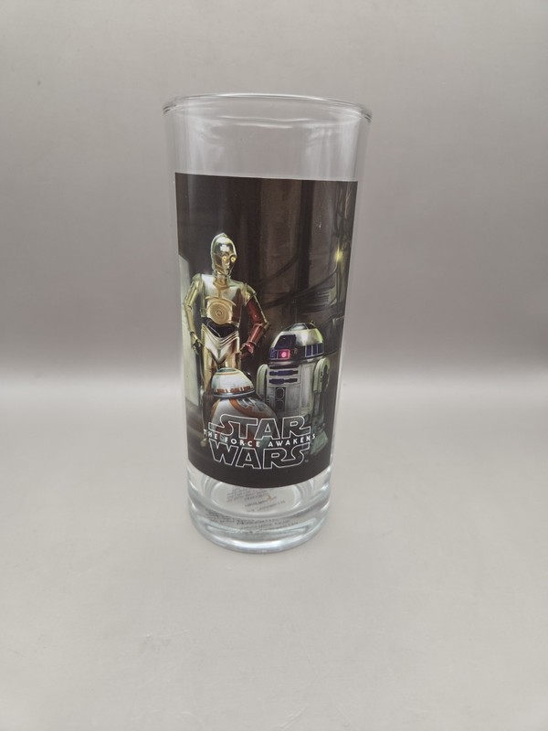 Vandor Star Wars The Force Awakens C-3PO R2-D2 Clear Glass
