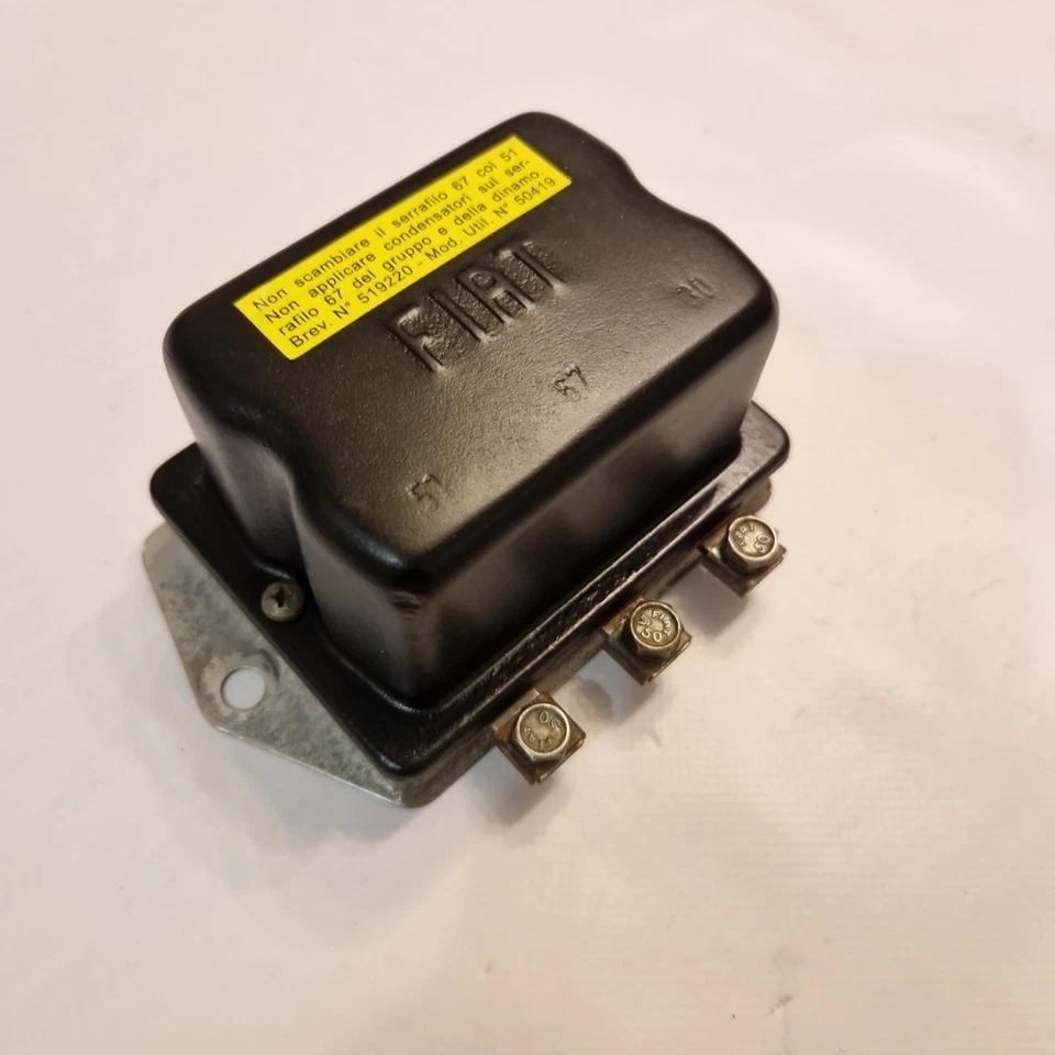 Regolatore di Tensione Dinamo Fiat 500, 126, 850, 1100 Fiat GN2 12V 16A 4056844 - Immagine 3 di 4