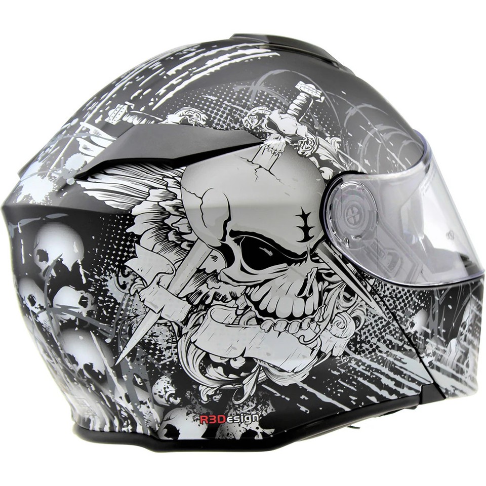 VIPER RS-V171 MOTORRAD KLAPPHELM MIT BLINC BLUETOOTH HELM PINLOCK ECE ACU GELB e
