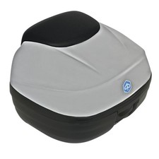 TOP CASE 37L (LIVRE AVEC PORTE BAGAGE) ORIGINE PIAGGIO MP3 300 HPE 2019+ ARGENT