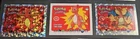 CHARMANDER X CHARMELEON X CHARIZARD - WHOS THAT POKEMON VINTAGE 1997 HOLO CARD
