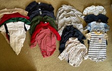 Lot Vintage Boys 2T/24M Cold Weather Clothes Bodysuits Snappies GUC 21 pieces 
