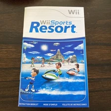 Nintendo Wii Sports Resort Game Instruction Manual Only. Flawless!