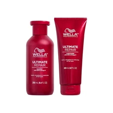 Wella Ultimate Repair Shampoo 8.4 oz Step 1 and Conditioner 6.7 oz Step 2