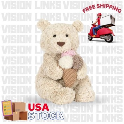 Jellycat Bartholomew Bear Ice Cream Oatus BNWT - NYC Exclusive Fao Schwarz USA