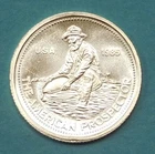 1985 1/10 Oz Engelhard Prospector .999 Silver Fractional Art Bullion - Rare