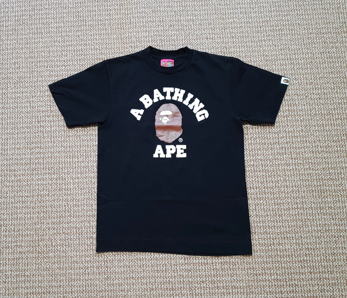 A BATHING APE Tシャツ ブラック XS A Bathing Ape Regular Size XS T-Shirts for Men for sale | eBay