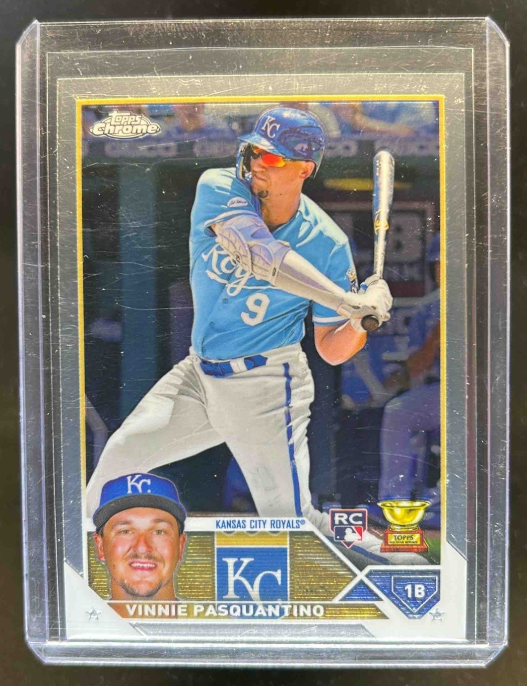 2023 Topps Chrome Vinnie Pasquantino RC Rookie All-Star Super Rookie #119 Royals