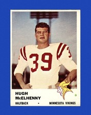 1961 Fleer Set-Break #127 Hugh Mcelhenny EX-EXMINT *GMCARDS*