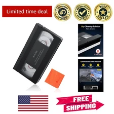 Dry VHS Cleaning Kit - Safe, Effective Solution for Video Playback Issues