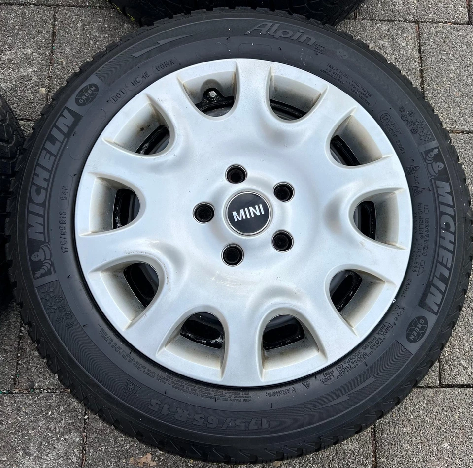 4 WINTERRÄDER MINI F55 F56 F57 175/65R15 84H RDKS 6851510 MICHELIN RDKS FREIHAUS - Bild 4 von 4