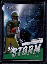 2022 Panini Absolute #BST-15 Christian Watson By Storm Spectrum Green #/25