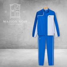 Lacoste Men's Regular Fit Royal Blue Colorblock Sport Tracksuit Size Medium