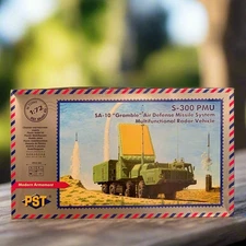 PST, S-300 PMU, SA-10 "Gramble" Air Defense, No. 72060, 1:72 Model Kit, NIB